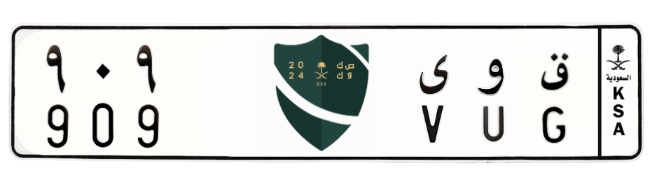 لوحة ق و ى 909